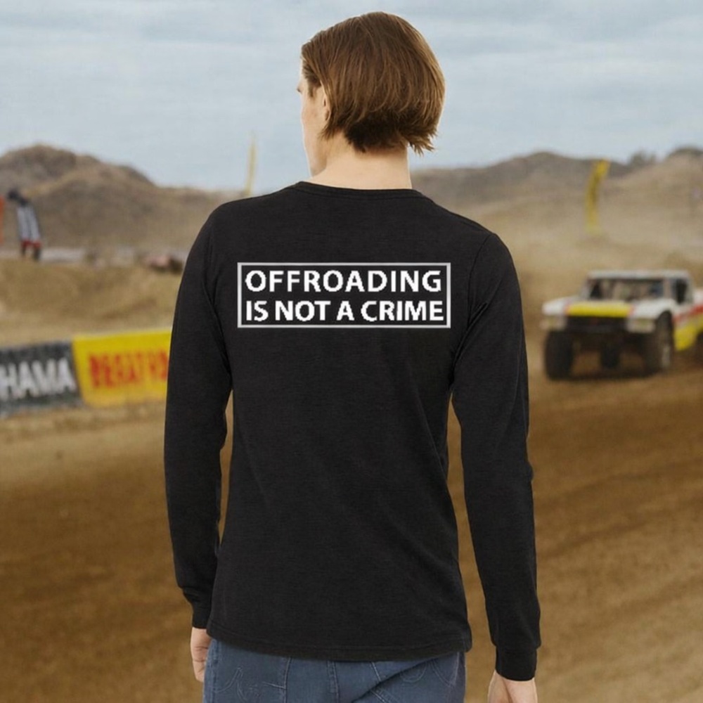 Black Long Sleeve Offroading Shirt